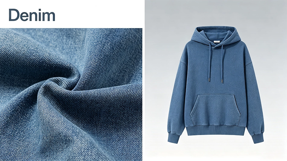 Denim Hoodie Fabrics
