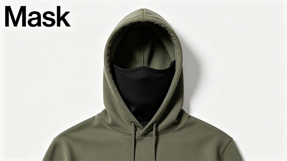 Mask hoodie