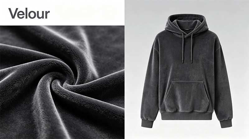 Velour Hoodie Fabrics
