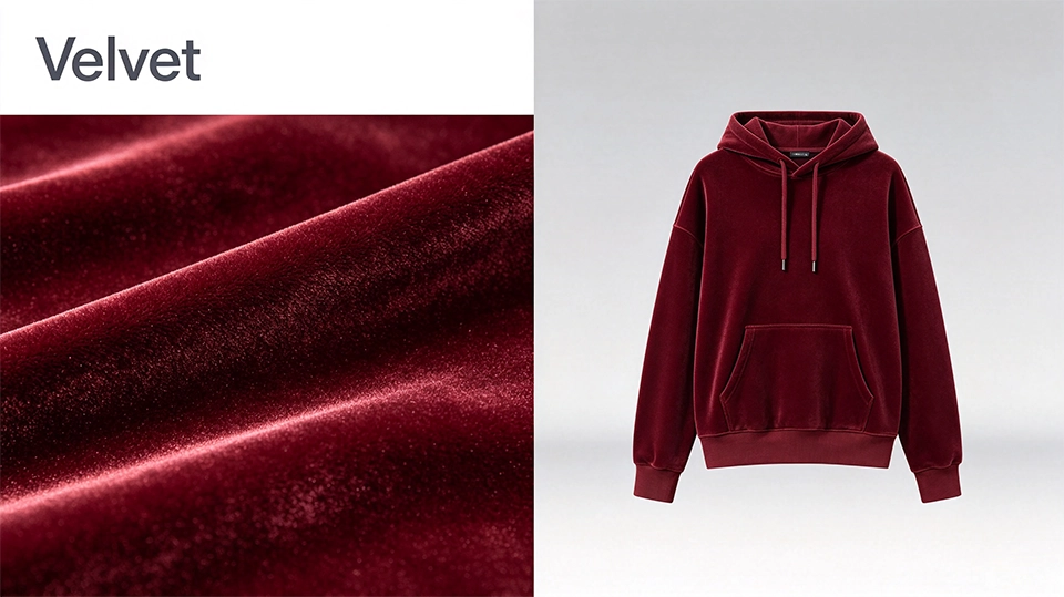Velvet Hoodie Fabrics