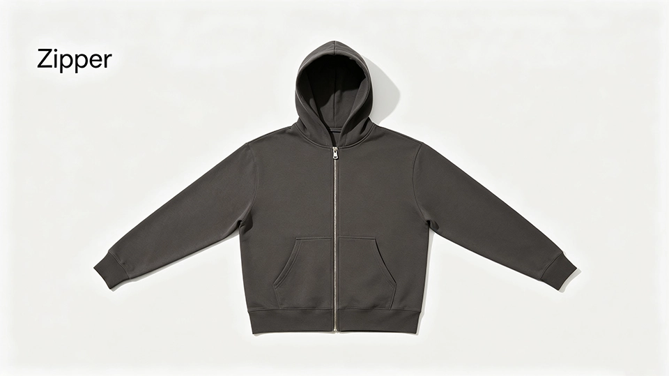 Zipper hoodie
