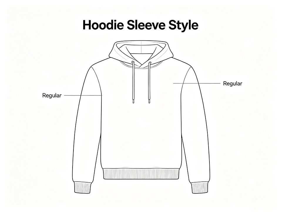 Hoodie Sleeve Style 1