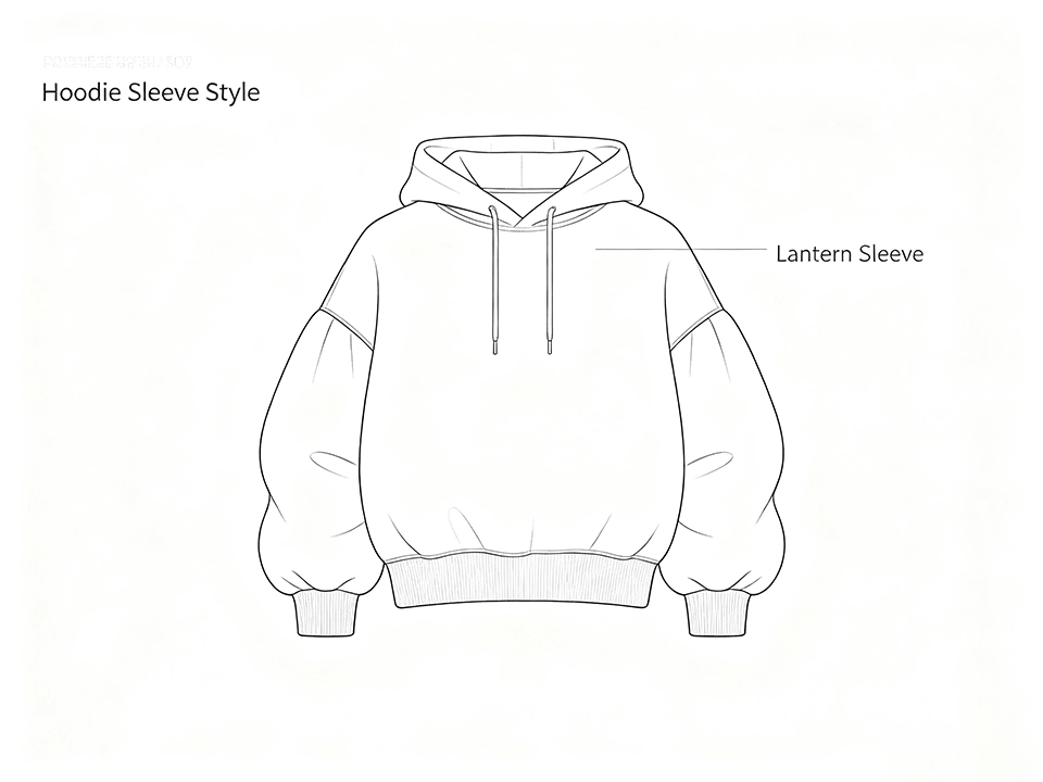 Hoodie Sleeve Style 3