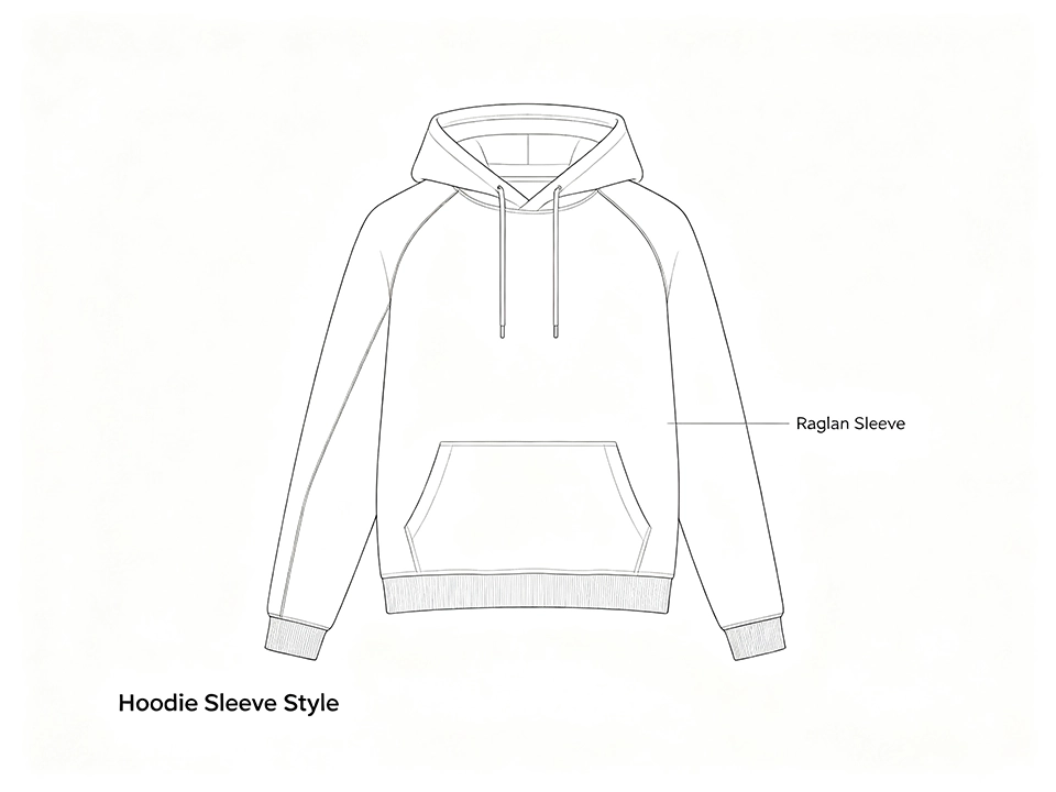 Hoodie Sleeve Style 6