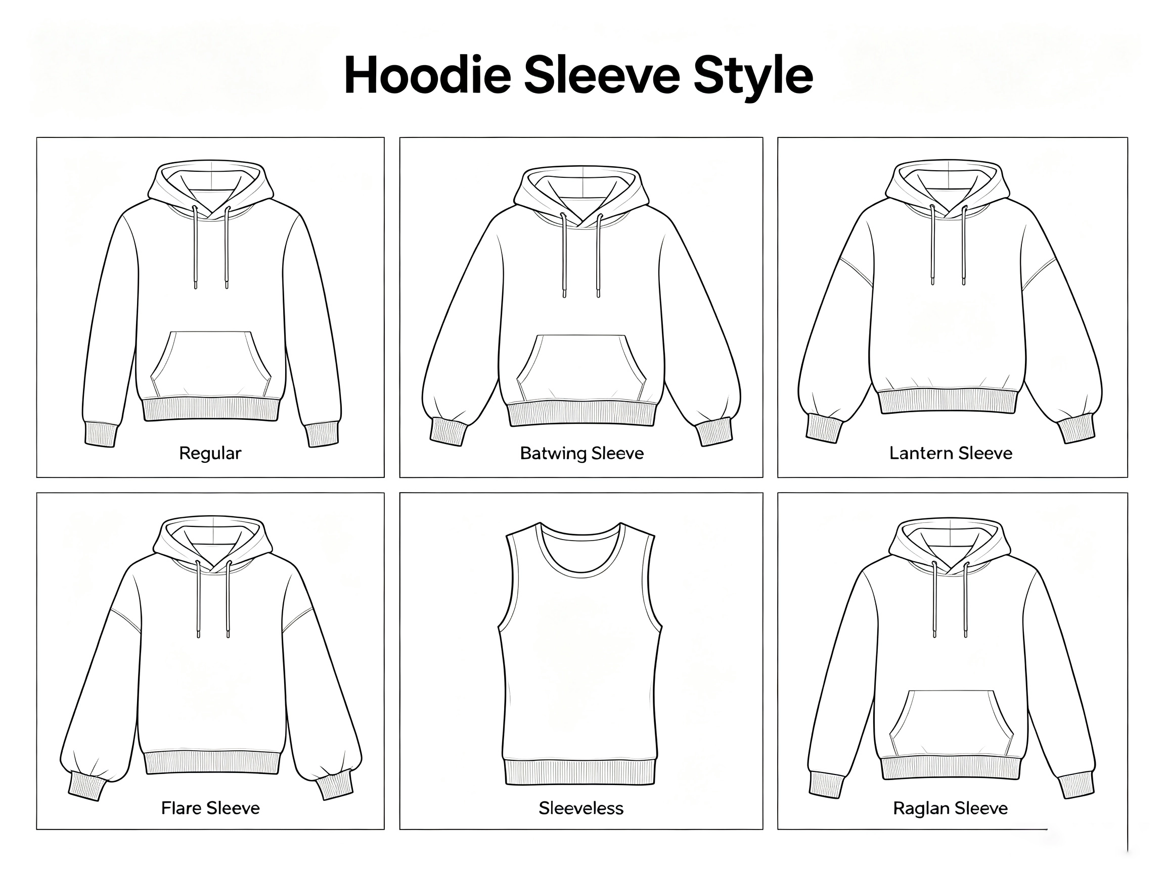 Hoodie Sleeve Style 7